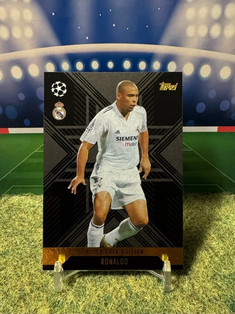 Match Attax R9 RONALDO R9 TOPPS Match Attax Extra 2025 Black Edge Edition #BLA6 Real ...