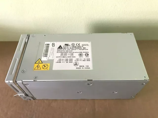 Apple Xserve RAID Power Supply PSU 620-2107 DPS-450CB-1 450W Apple Xserve RAID Power Supply PSU 620-2107 DPS-450CB-1 450W