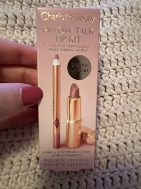 Charlotte Tilbury Pillow Talk Mini Matte Revolution Lipstick & Lip Cheat Liner