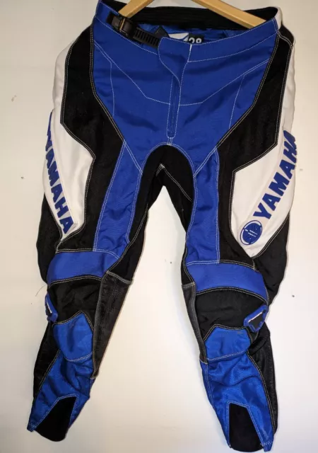 Fox Racing 180 Yamaha Blue Youth Racing Motocross Pants Size 12/28 Kids BMX ATV