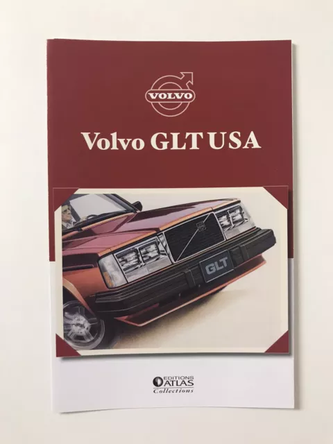 Atlas Volvo GLT USA Datenblatt Prospekt Literatur Auto Broschüre Rarität