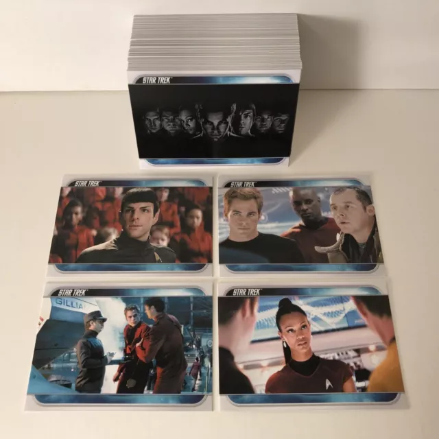 STAR TREK THE MOVIE (2009 Theatrical Release) COMPLETE CARD SET w/ Chris Pine