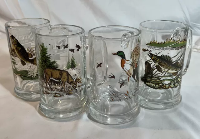 Schmidt’s Collector Series Beer Mugs Lot Of 4