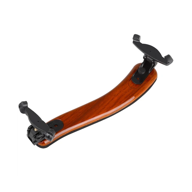 Coffee Wood Grain ABS Shoulder Rest (4/4 4/3 Universal) O1V7