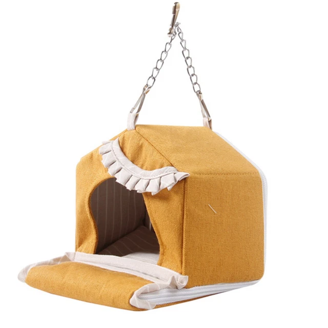 1Pc Cave Hängematte Bett Hamster Warme Hideout Hamster Winter Bett