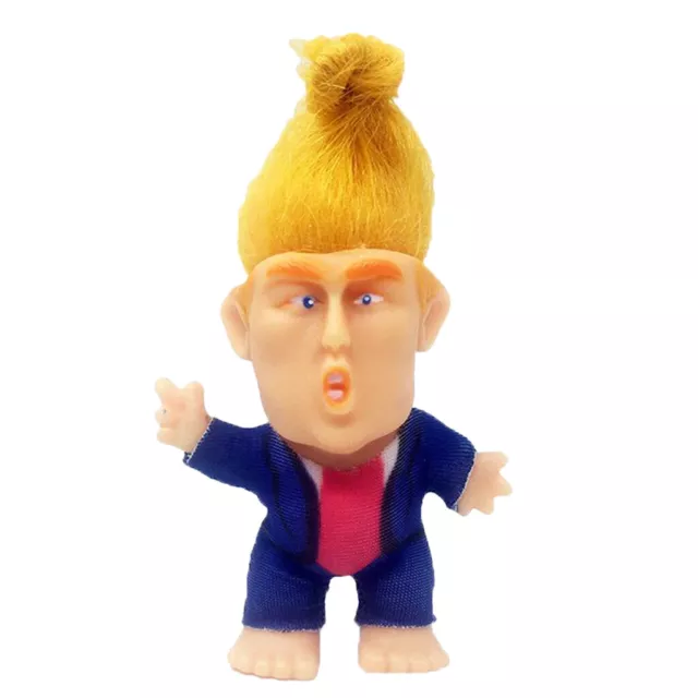 President Donald Trump Troll Doll Mini Election Standing Good Luck Dolls Toy