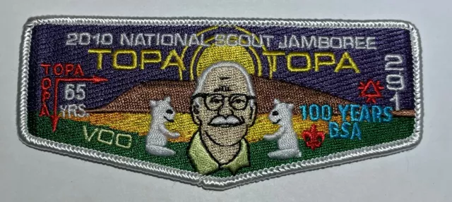OA Lodge 291 Topa Topa 2010 National Jamboree  Flap Boy Scout TK7