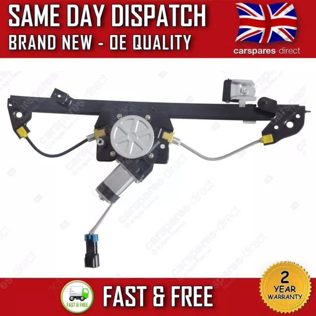 Ford KA 2008-2016 Front Right Drivers Side Window Regulator With 2 Pin Motor