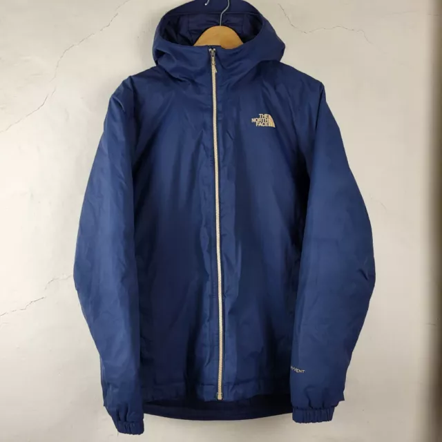 Giacca Isolata Impermeabile The North Face Uomo Medium HyVent Blu Outdoor...