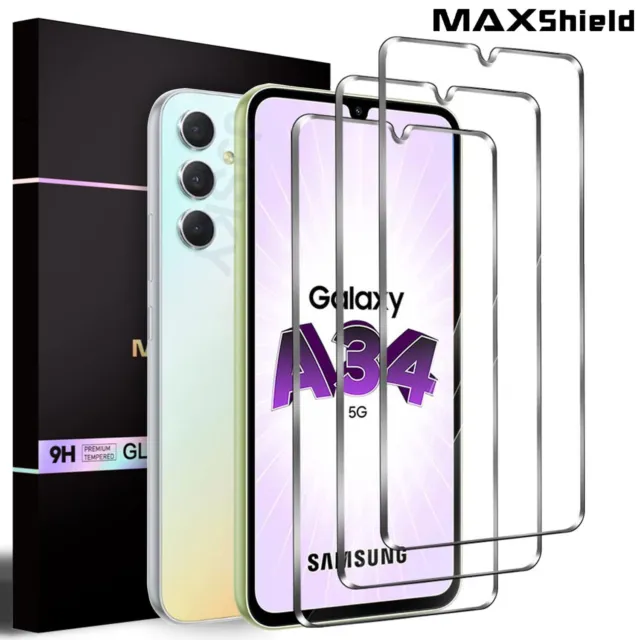 2X Fr Samsung Galaxy A35 A55 A54 A34 A14 A15 A25 5G A05S Glass Screen Protector