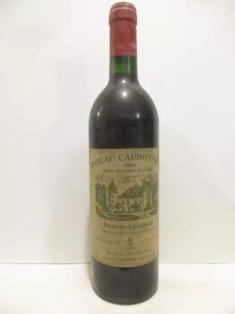 pessac-léognan château carbonnieux grand cru classé rouge 1988 - bordeaux