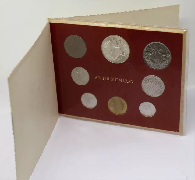 1974 Vaticano Vatican City Divisionale Anno Santo Coins Set Fdc Mf22083