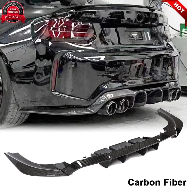 CARBON FIBER REAR Bumper Lip Diffuser Spoiler For BMW F87 M2 M2C Coupe
