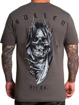 Sullen Inkspiracy con Cappuccio Teschio Grim Reaper Death Inked Tattoo Art