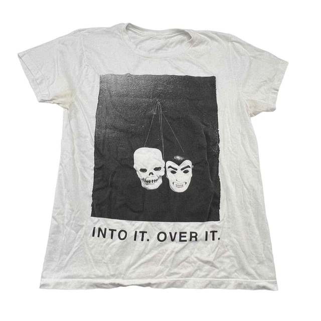 Into It. Over It. White Faces Vintage Rare Band Tour Travel T Shirt Men's sz M