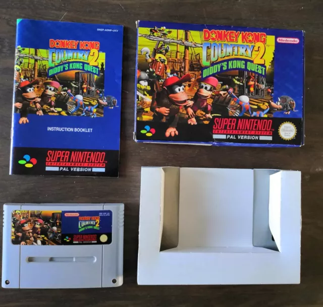 Donkey Kong Country 2 Super Nintendo en boite