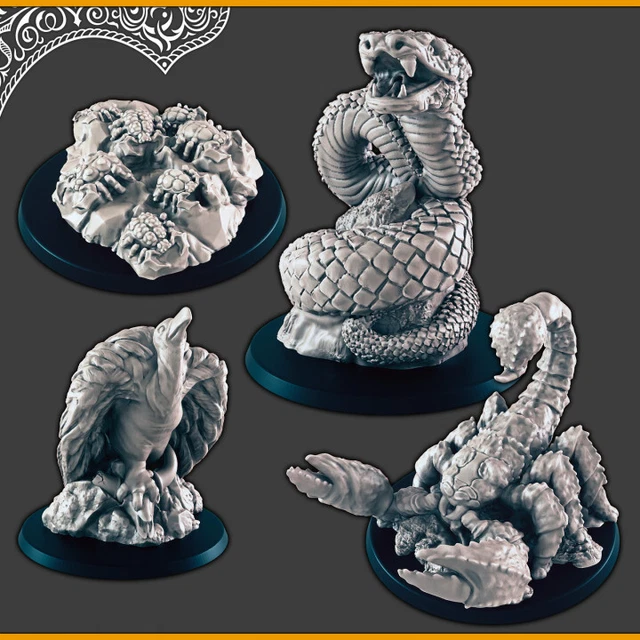 EC3D Flying Carpet Rug Miniature – Dungeons & Dragons – 3D Printed Resin – Empire Of Scorching Sands