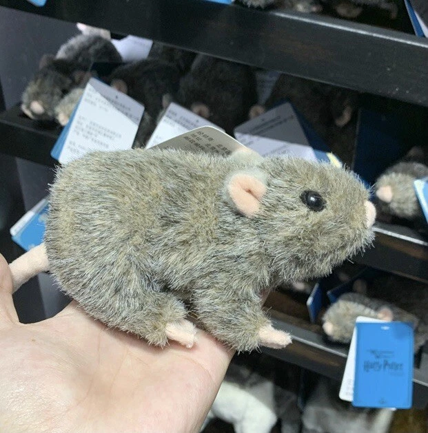 UNIVERSAL STUDIOS HARRY Potter Plush Scabbers Rat Mouse 8” Stuffed