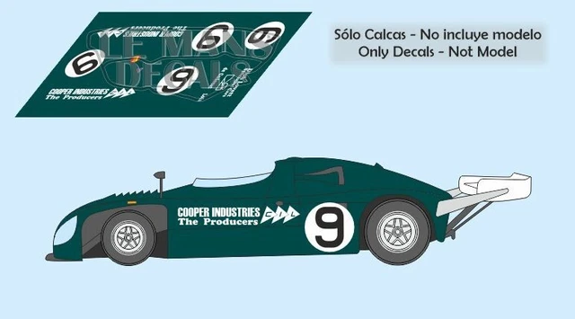 Decals Matra MS670B Le Mans Test 1973 53 1:32 1:43 1:24 1:18 MS 670 Decals
