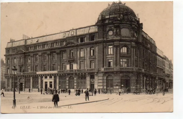 Thème LA POSTE - Bureau de Poste - CPA 59 - LILLE -  la poste 5