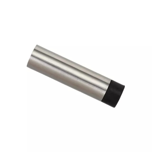 Hollow Stainless Steel Cylinder Door Stop - 70mm