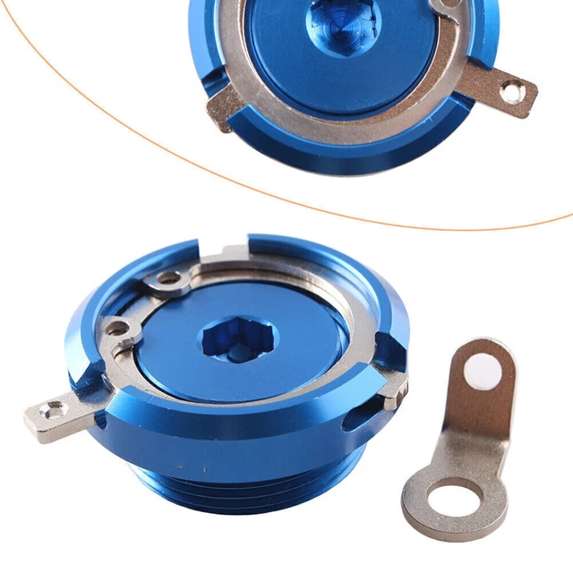 CNC Oil Filler Plug Cap Cover Blue for Kawasaki ZX6R ZX7R ZZR1200 Ninja 250R US