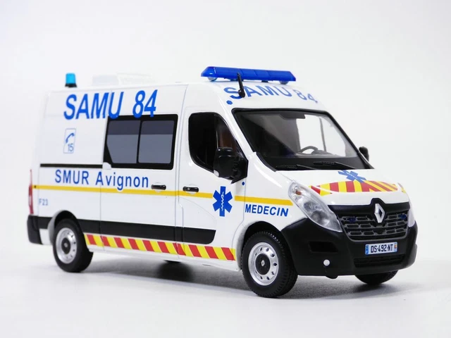 AMBULANCE RENAULT MASTER T35 SAMU DE PARIS - ODEON 111 - 1/43