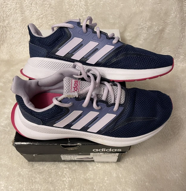 Scarpe da ginnastica Adidas Falcon taglia 3 UK in scatola originale
