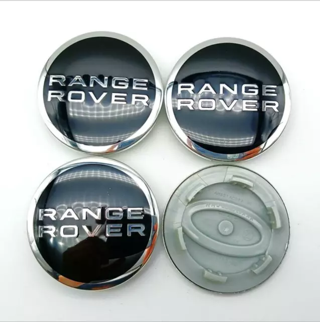 Pour Range rover 4x63mm Enjoliveurs de roue Couverture Capuchons centraux Pièces