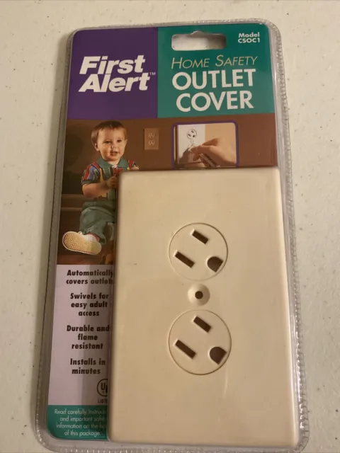 New First Alert Outlet Cover Model CSOC1 Child Safety Power Baby Electrical Plug