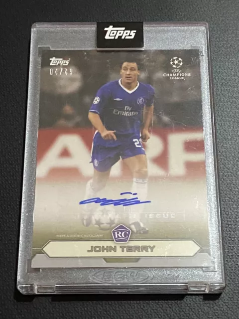 Topps The Lost Rookie John Terry Auto /49 Chelsea Rookie RC