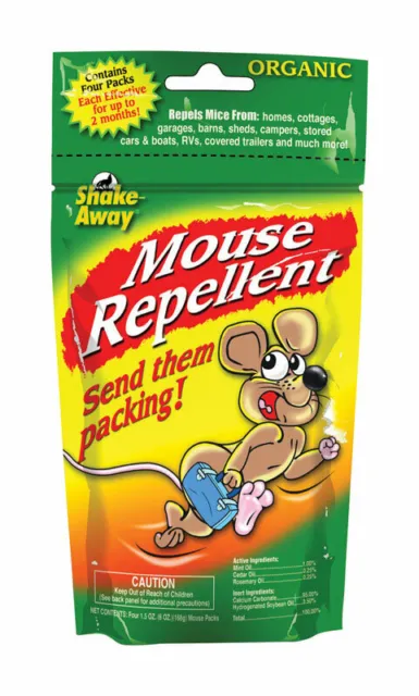 Shake-Away  For Mice Animal Repellent  4 pk