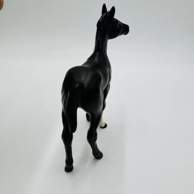 Beswick England Black Beauty Foal Horse Figurine Ceramic 6” 2