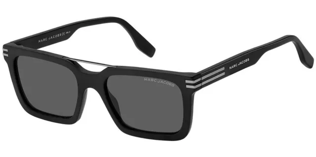 Mark Jacobs Men's Matte Black Modern Square Sunglasses - MARC589S 0003 IR