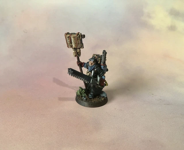 Rare Metal Imperial Guard Preacher Warhammer 40k 40,000 Games Workshop OOP New