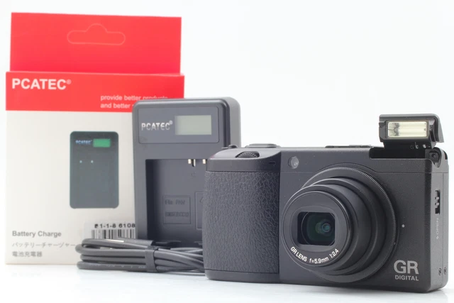 [Near MINT] SH 877 RICOH GR DIGITAL II 10.1MP Digital Camera Black From JAPAN