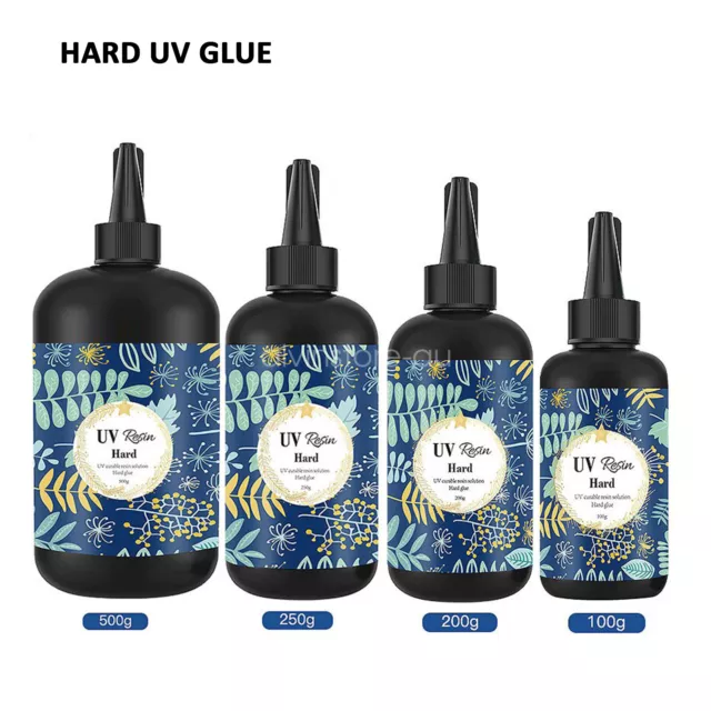 Hard UV Resin Glue Crystal Clear Handmade DIY Epoxy Jewelry Crafts Casting Resin