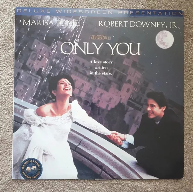 Only You Robert Downey jr. Laser Disc,Rom-com  Ex Con 1984