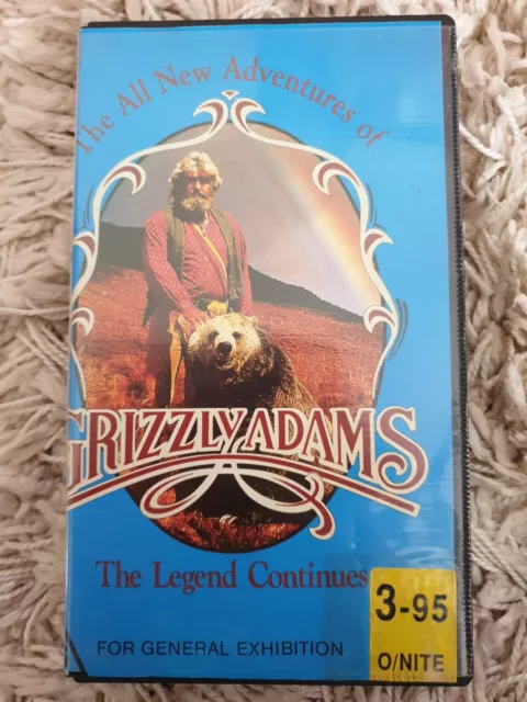 Grizzly Adams - The Legend Continues - Gene Edwards & Tony Curuso - Vhs