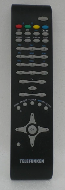 Télécommande D'origine Telefunken Pour TV TFDL3982B13 – Neuve Sous Emballage
