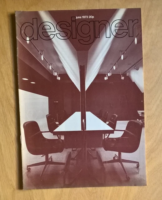 DESIGNER JUNE 1973 /Vintage Magazine Industrial Interior Design Fashion ...