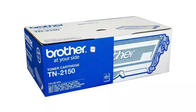 Brother Genuine TN-2150 Toner For HL2142 HL2150N DCP7040 MFC7340 2,600 Pages