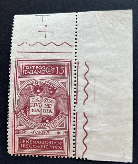 Agrome ITALY Kingdom 1922 Sassone # 116h NHM * *  VARIETY -read- CV $ 300+ (4716