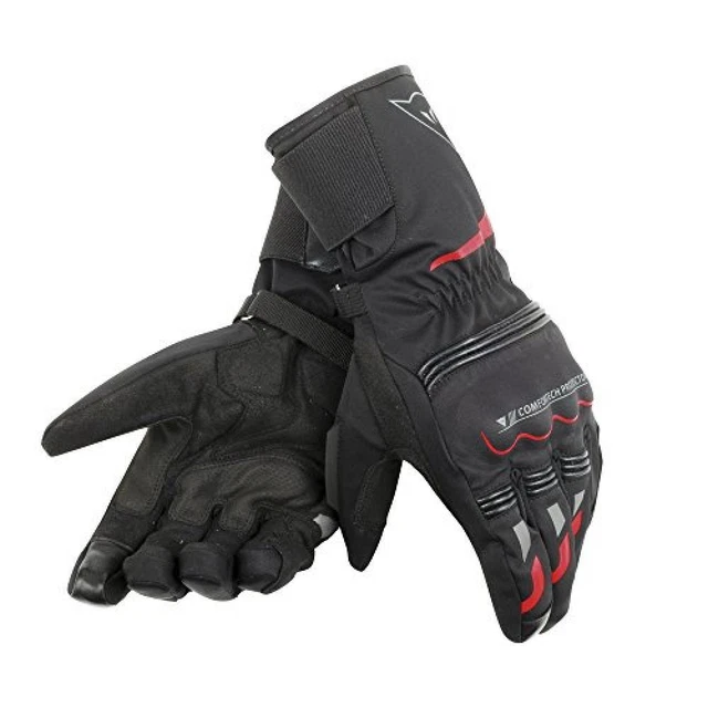 (TG. XXL) DAINESE 1815871R08XXL Guanti Sport, Nero/Rosso,Taglia 2X-Large - NUOVO