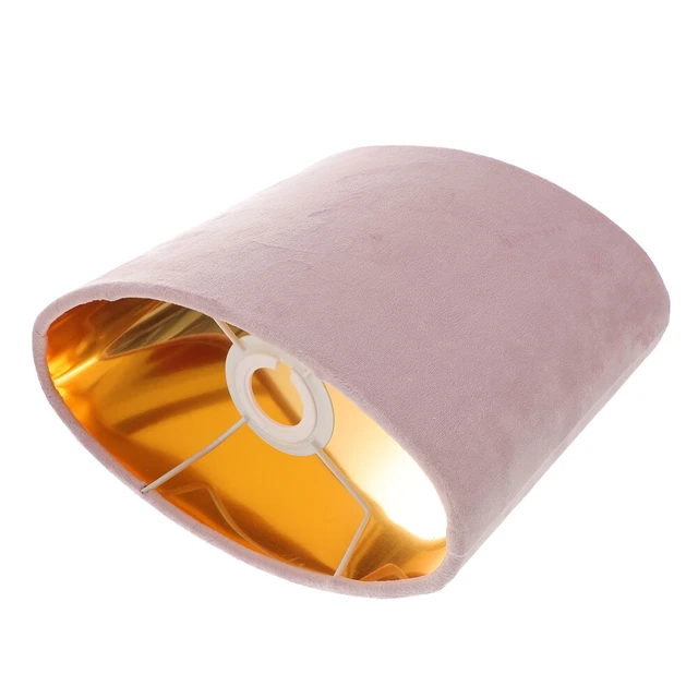 2 Paralumi Clip-on In Tessuto Con Ferro – A Barile, Per Lampadine E14 A Candela, 9,2x14,2x13 Cm