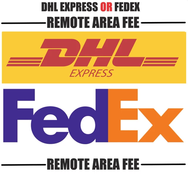 Express Shipping Service Cost Remote Fee Parts Fees Remote area 50USD