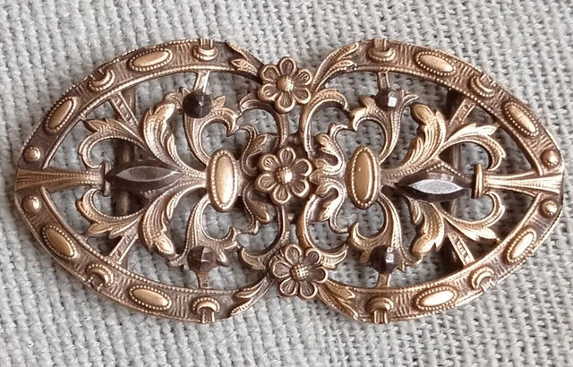 Boucle de ceinture en laiton massif AWA - 50 mm | Deco Cuir
