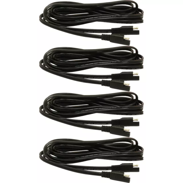4 Pack Replacement for Deltran Battery Tender 12.5" Extension Cables 081014812