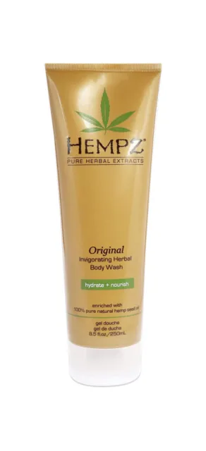 Hempz by Hempz Herbal Body Wash Original 8.5 oz Natural Hemp Seed Oil Gel Wash