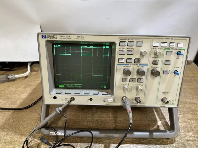 Hp 54600A Oscilloscope 100Mhz 2 Channel Works
